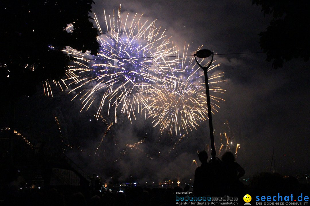 ZUERI FAESCHT mit Drohnen und Feuerwerk: Zuerich, 05.07.2019