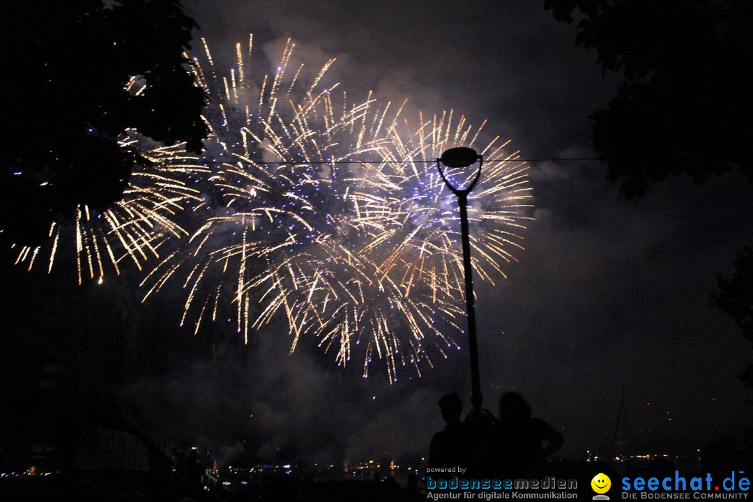 ZUERI FAESCHT mit Drohnen und Feuerwerk: Zuerich, 05.07.2019