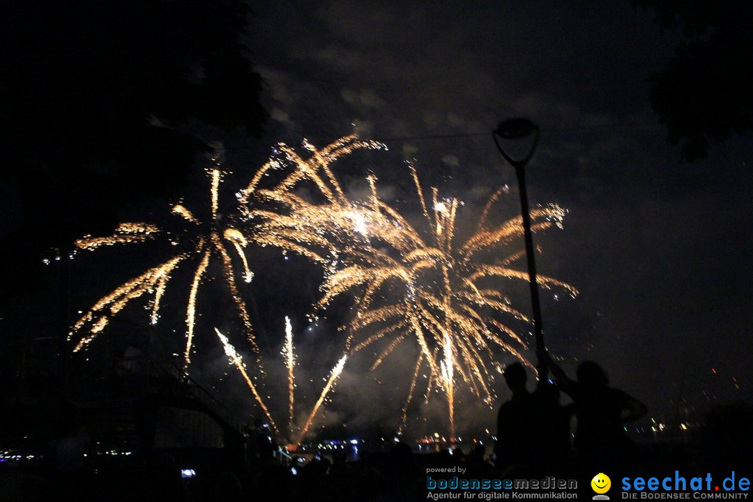 ZUERI FAESCHT mit Drohnen und Feuerwerk: Zuerich, 05.07.2019