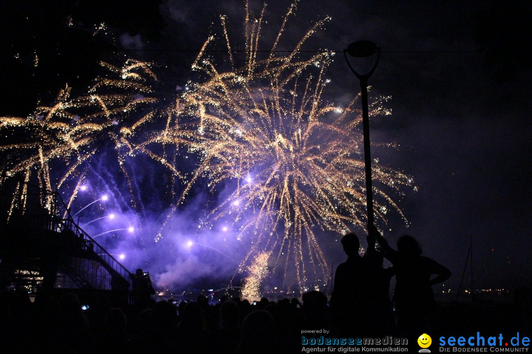 ZUERI FAESCHT mit Drohnen und Feuerwerk: Zuerich, 05.07.2019