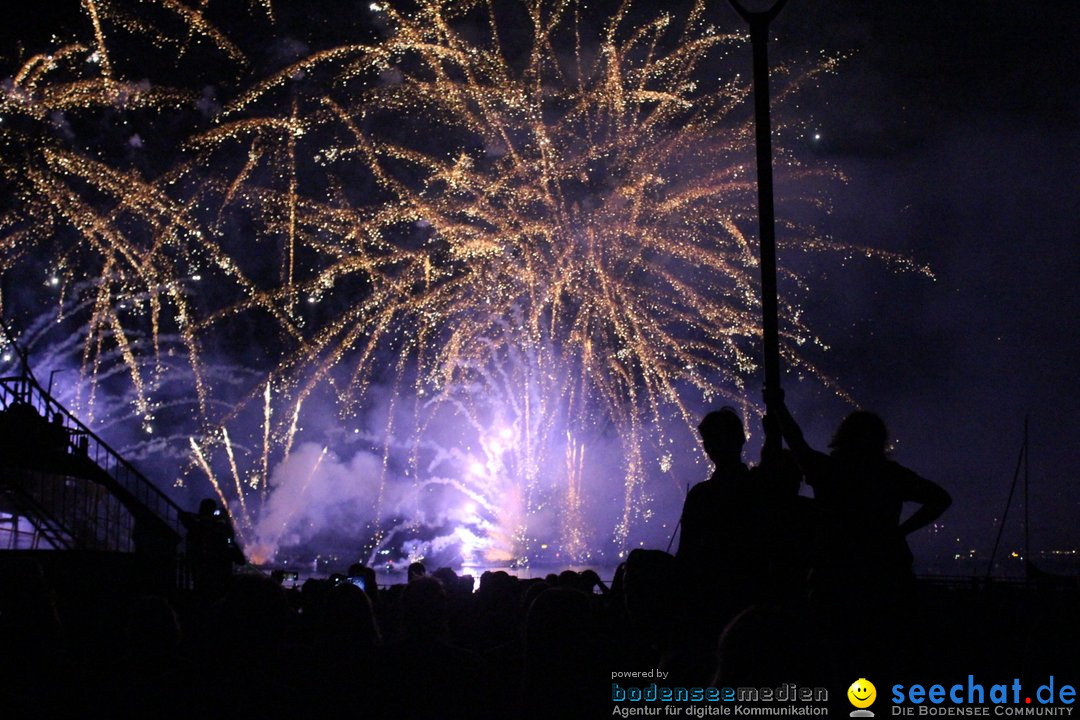 ZUERI FAESCHT mit Drohnen und Feuerwerk: Zuerich, 05.07.2019