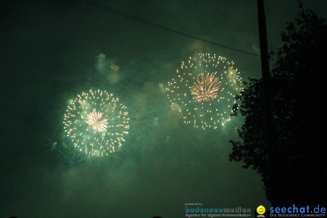 ZUERI FAESCHT mit Feuerwerk: Zuerich, 06.07.2019