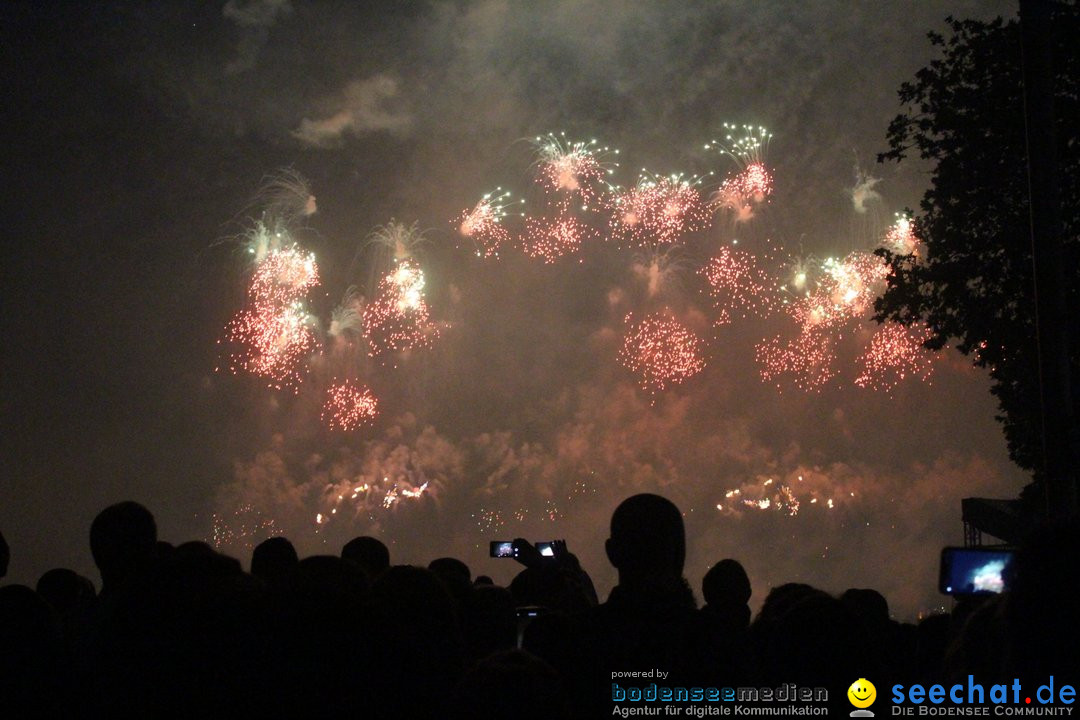 ZUERI FAESCHT mit Feuerwerk: Zuerich, 06.07.2019