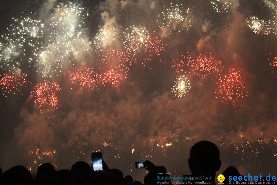 ZUERI FAESCHT mit Feuerwerk: Zuerich, 06.07.2019