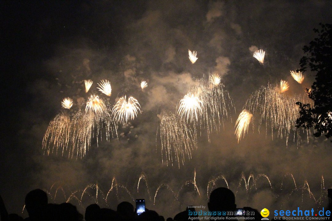 ZUERI FAESCHT mit Feuerwerk: Zuerich, 06.07.2019