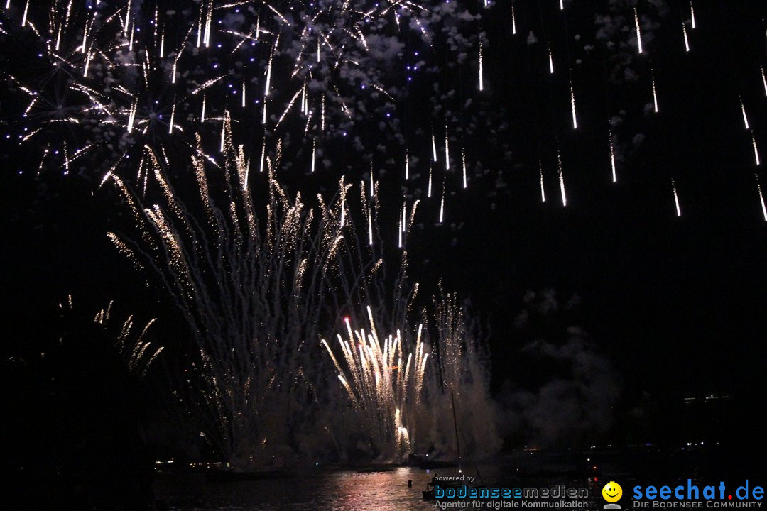 ZUERI FAESCHT mit Feuerwerk: Zuerich, 06.07.2019