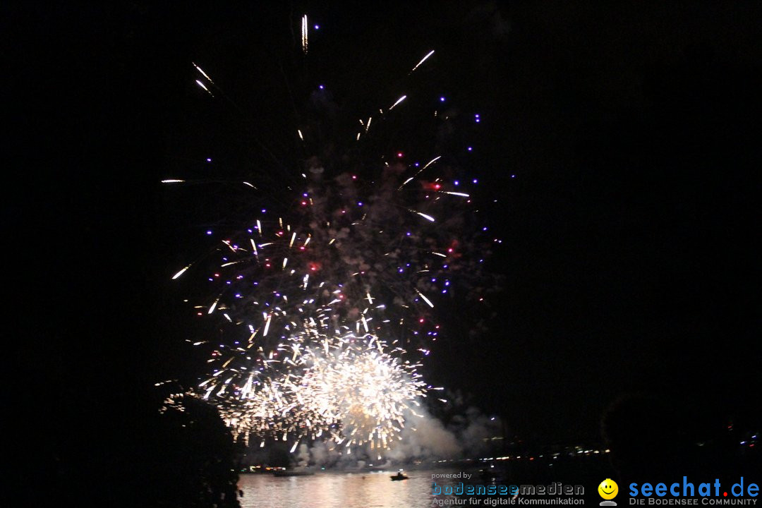 ZUERI FAESCHT mit Feuerwerk: Zuerich, 06.07.2019