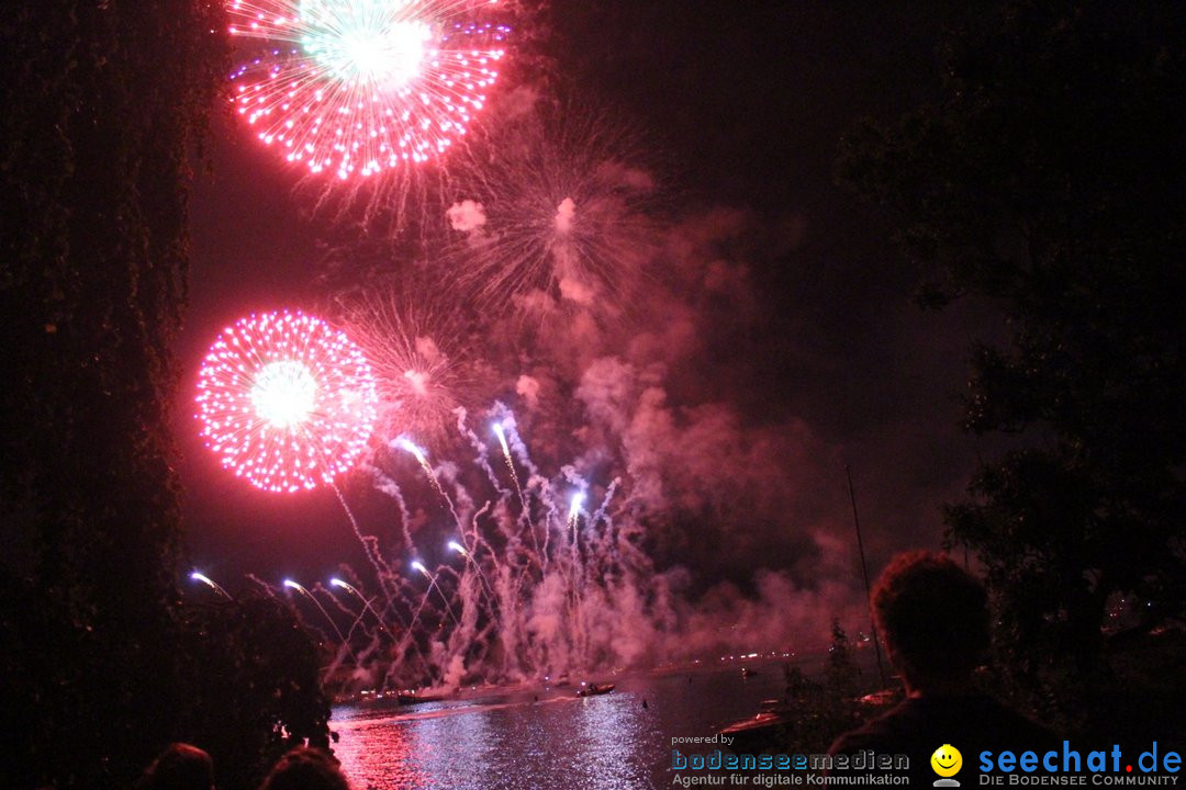 ZUERI FAESCHT mit Feuerwerk: Zuerich, 06.07.2019