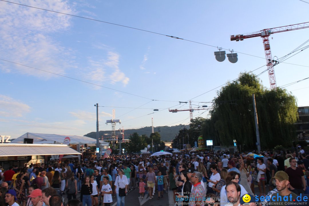 ZUERI FAESCHT mit Feuerwerk: Zuerich, 06.07.2019