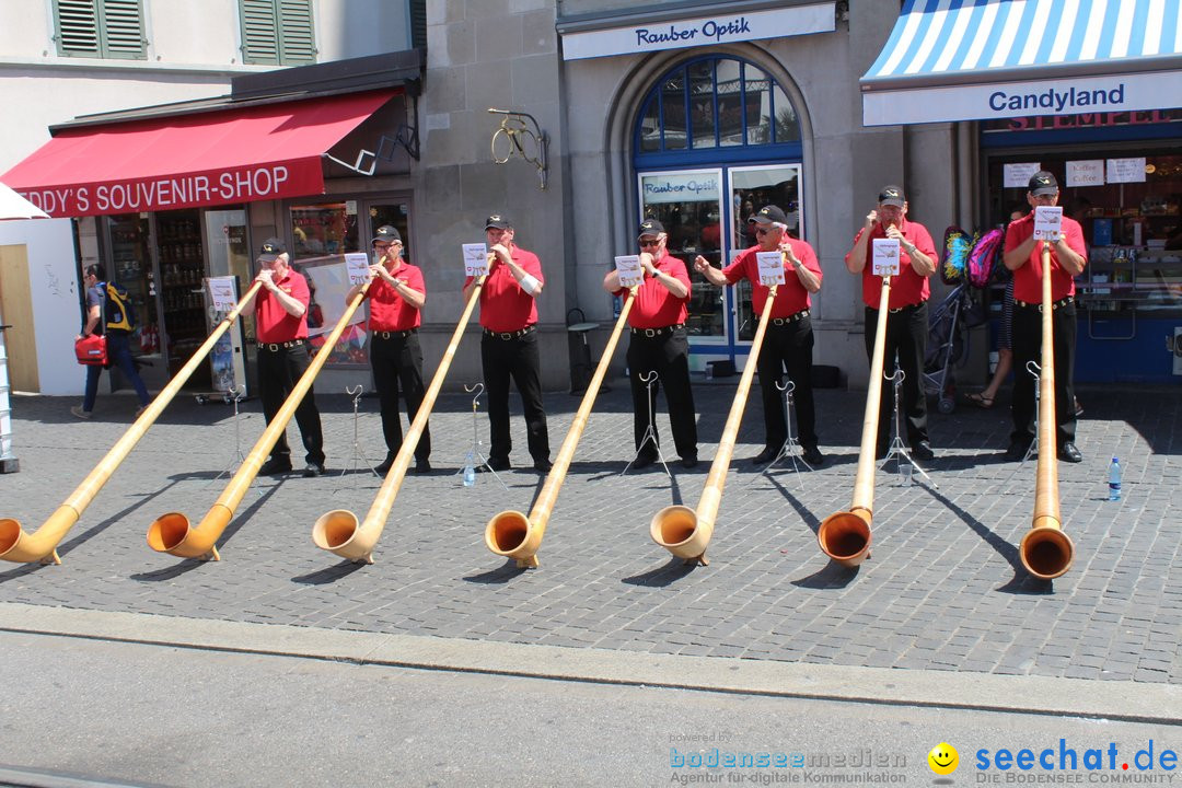 ZUERI FAESCHT 2019: Zuerich, 07.07.2019