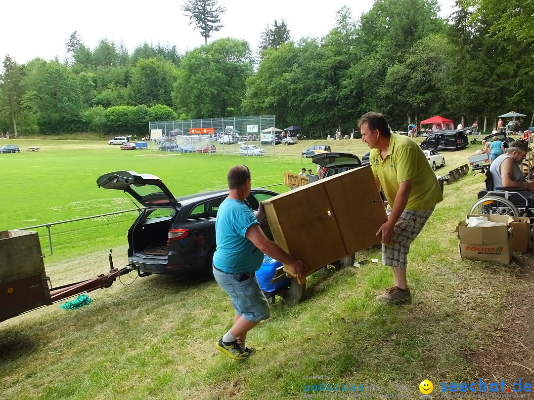 Waldflohmarkt: Mengen-Rosna, 07.07.2019