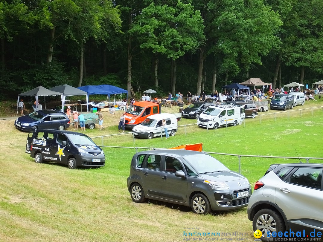 Waldflohmarkt: Mengen-Rosna, 07.07.2019