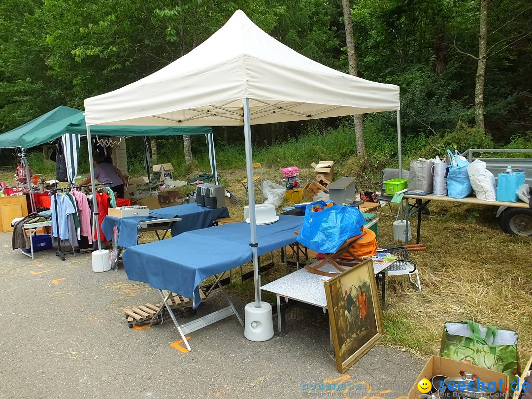 Waldflohmarkt: Mengen-Rosna, 07.07.2019