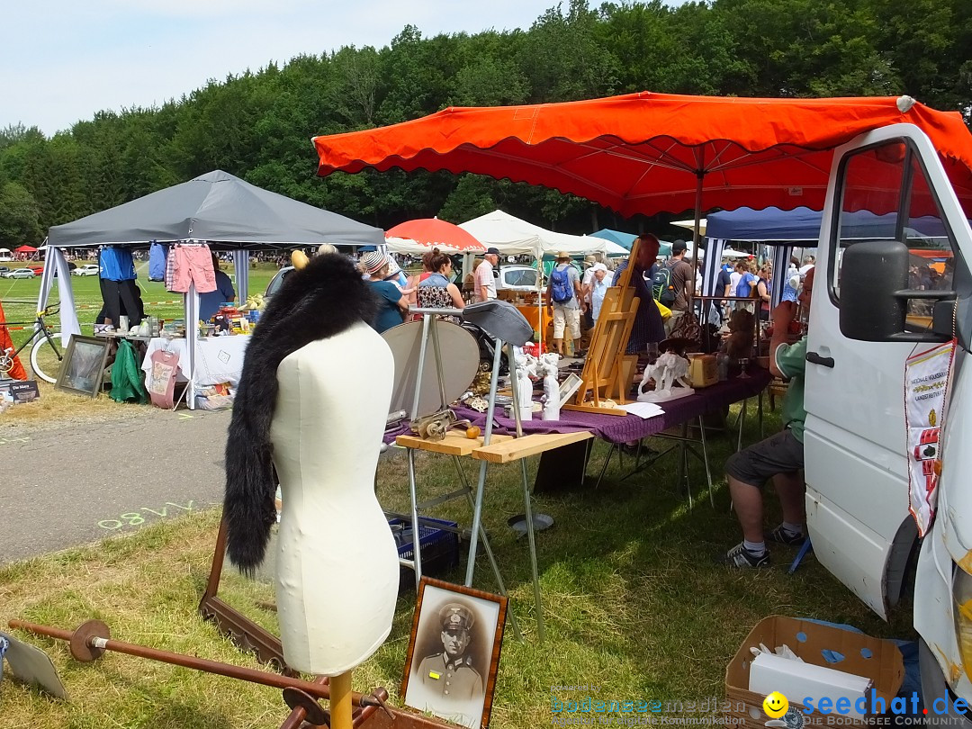 Waldflohmarkt: Mengen-Rosna, 07.07.2019