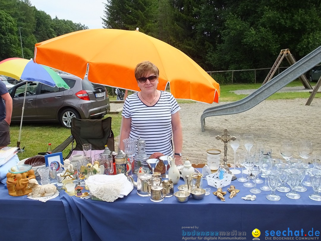 Waldflohmarkt: Mengen-Rosna, 07.07.2019