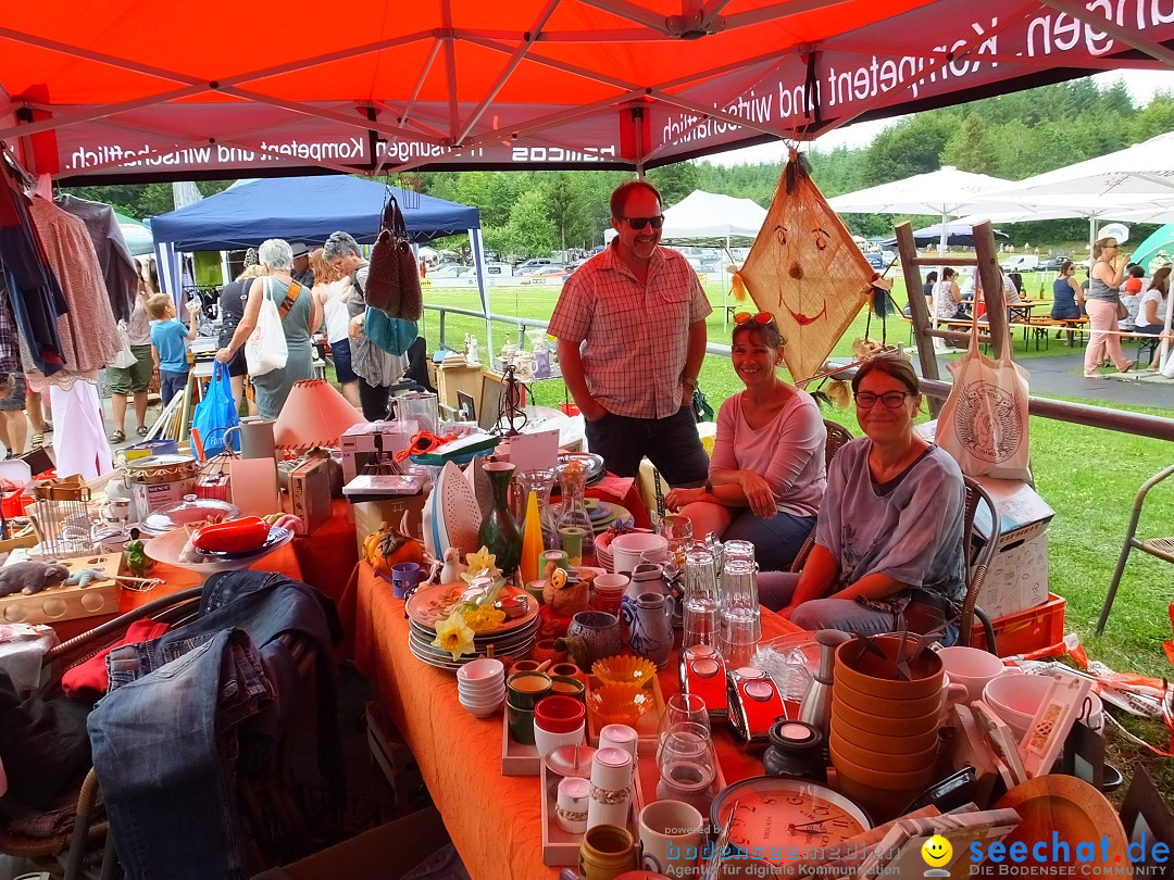 Waldflohmarkt: Mengen-Rosna, 07.07.2019