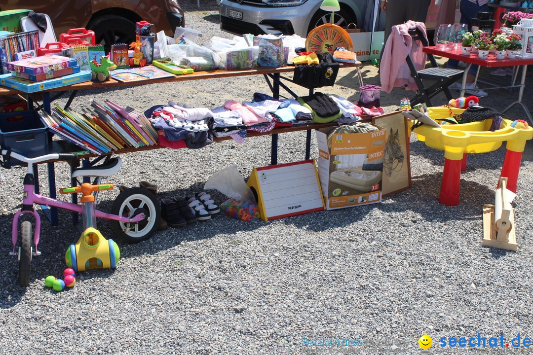 Flohmarkt in Altstaetten SG: Schweiz am Bodensee, 14.07.2019