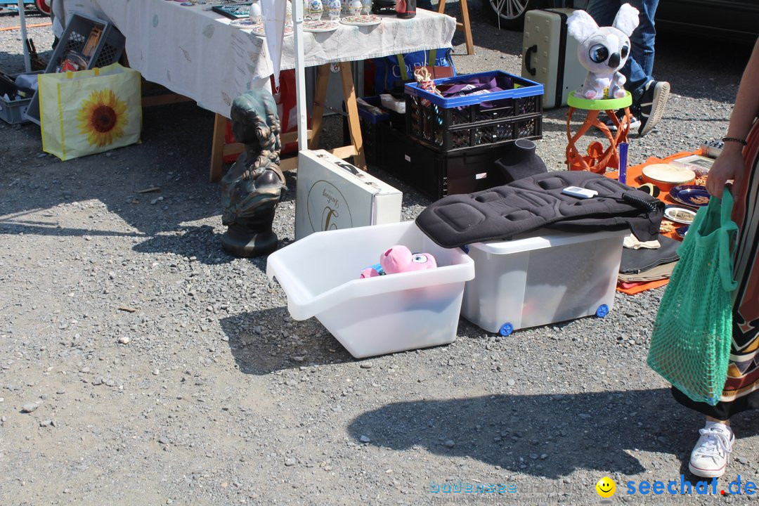 Flohmarkt in Altstaetten SG: Schweiz am Bodensee, 14.07.2019