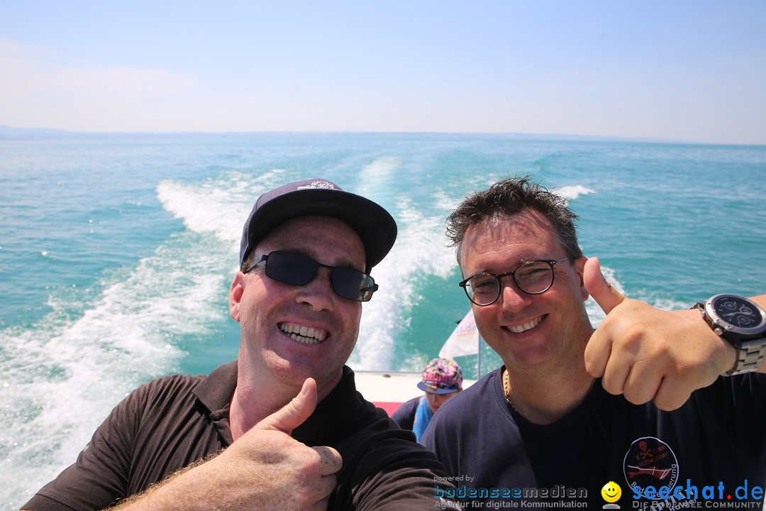 BODENSEEBOOT Breitenquerung, Familie Laier: Friedrichshafen, 25.07.19