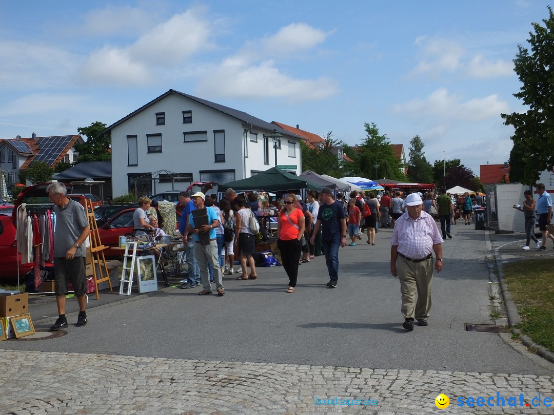 Flohmarkt in Oggelshausen, 27.07.2019