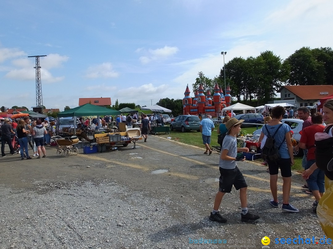 Flohmarkt in Oggelshausen, 27.07.2019