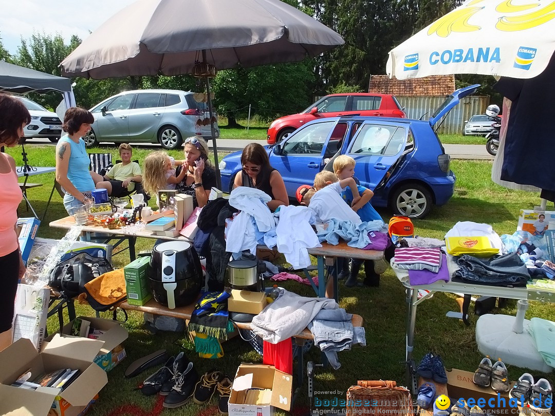 Flohmarkt in Oggelshausen, 27.07.2019