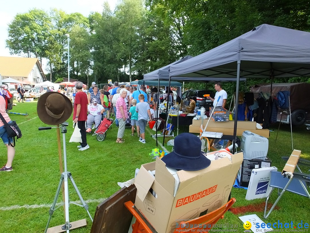 Flohmarkt in Oggelshausen, 27.07.2019