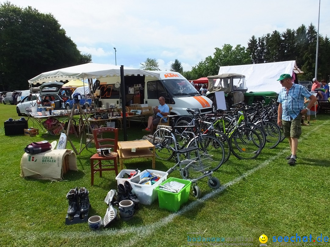 Flohmarkt in Oggelshausen, 27.07.2019