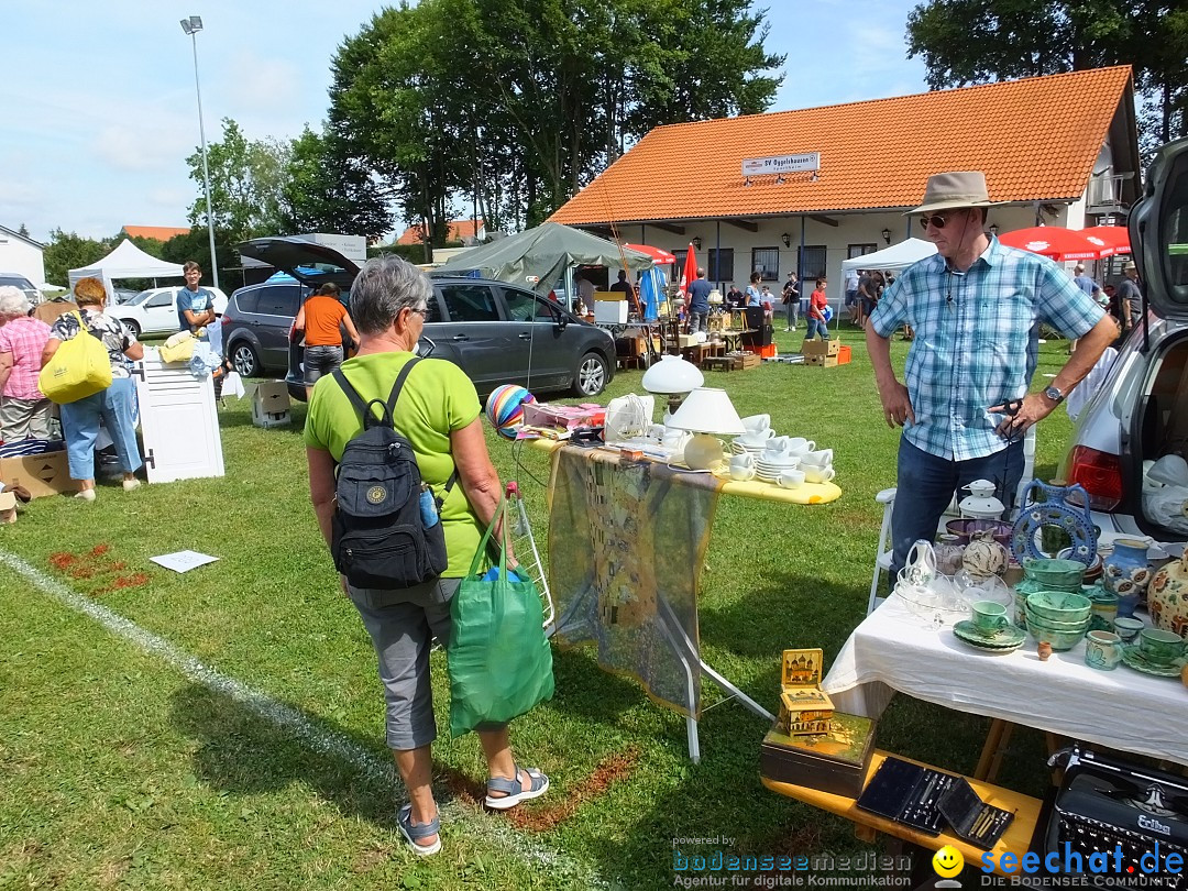 Flohmarkt in Oggelshausen, 27.07.2019