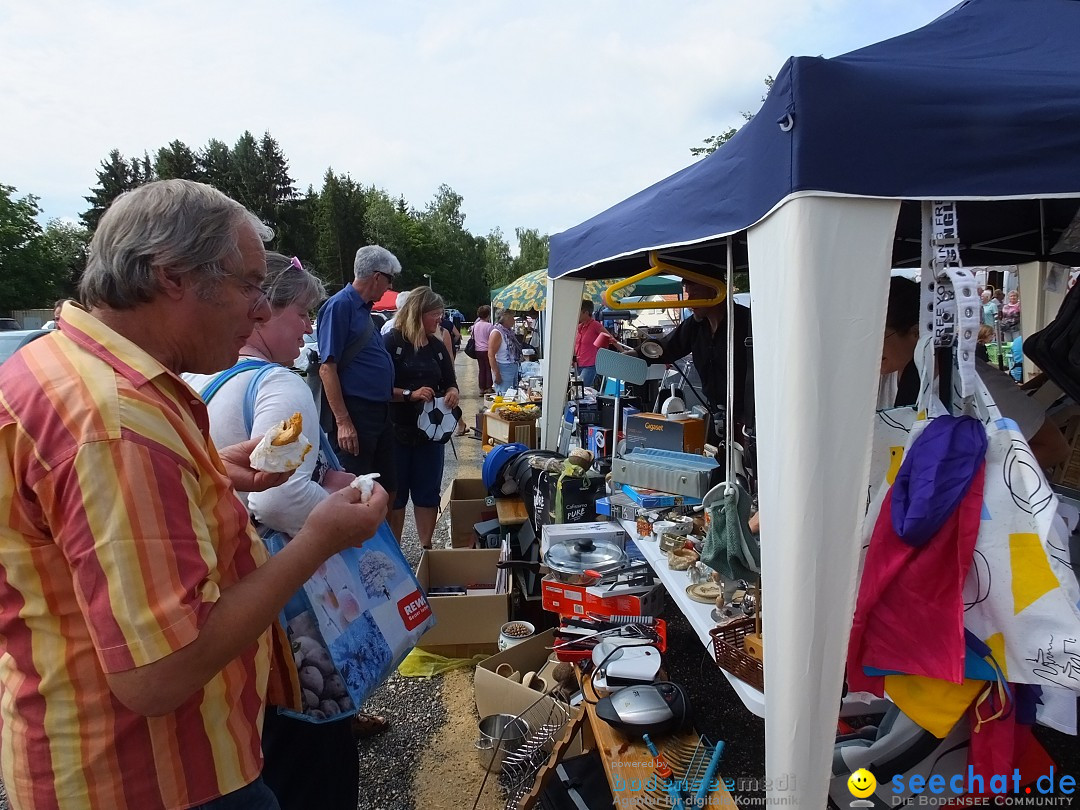 Flohmarkt in Oggelshausen, 27.07.2019