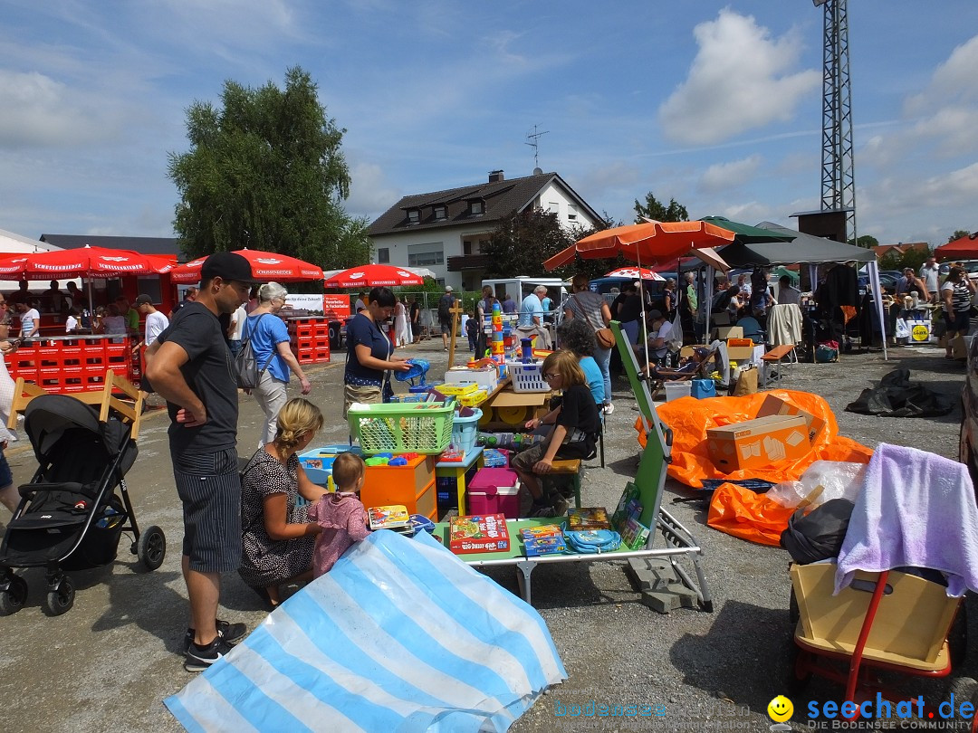 Flohmarkt in Oggelshausen, 27.07.2019