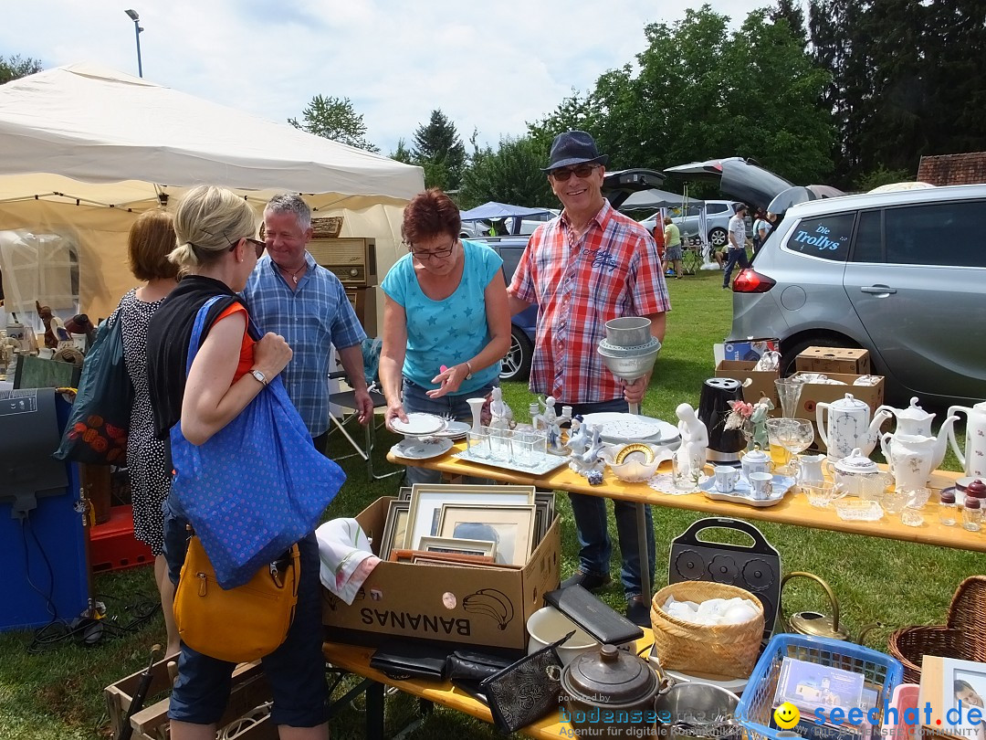 Flohmarkt in Oggelshausen, 27.07.2019