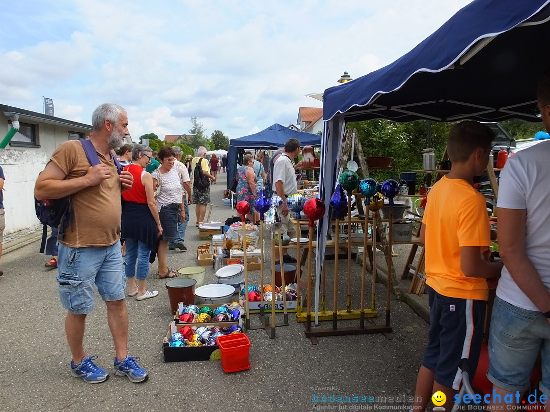 Flohmarkt in Oggelshausen, 27.07.2019