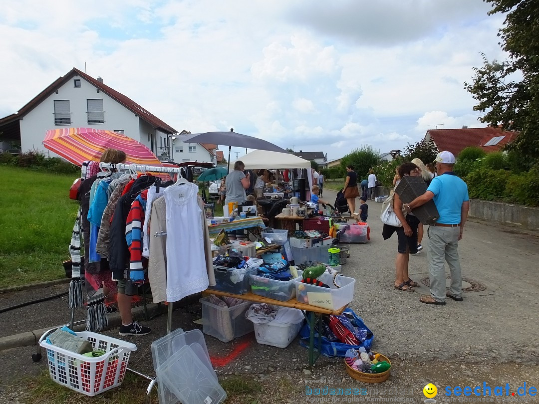 Flohmarkt in Oggelshausen, 27.07.2019