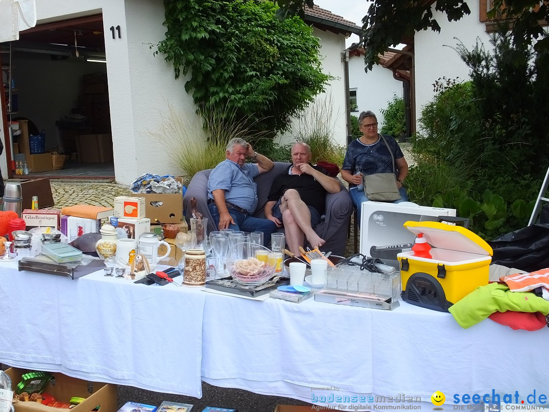 Flohmarkt in Oggelshausen, 27.07.2019