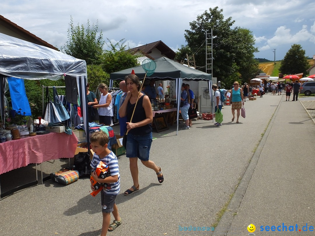 Flohmarkt in Oggelshausen, 27.07.2019