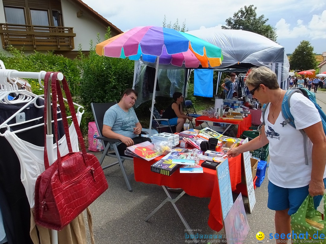 Flohmarkt in Oggelshausen, 27.07.2019