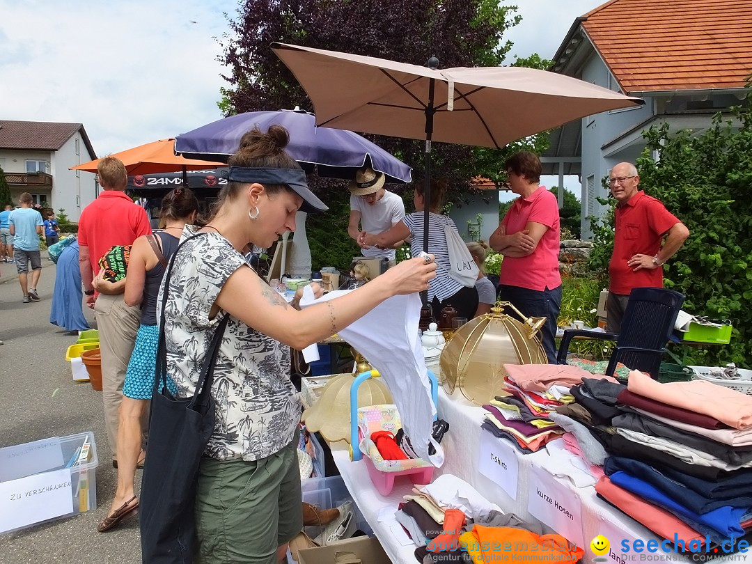 Flohmarkt in Oggelshausen, 27.07.2019