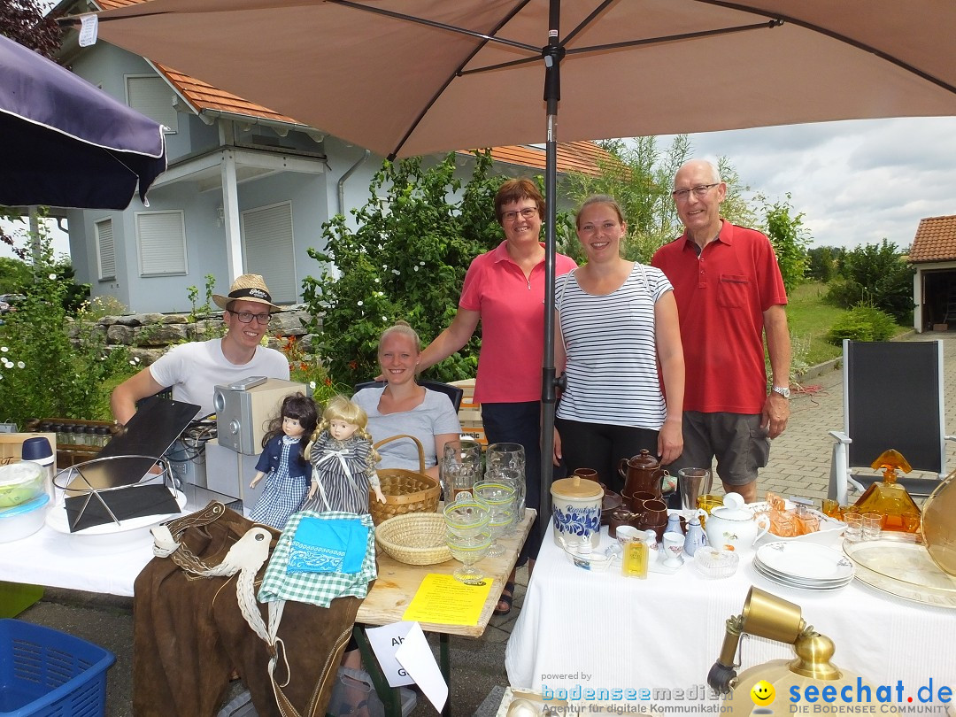 Flohmarkt in Oggelshausen, 27.07.2019