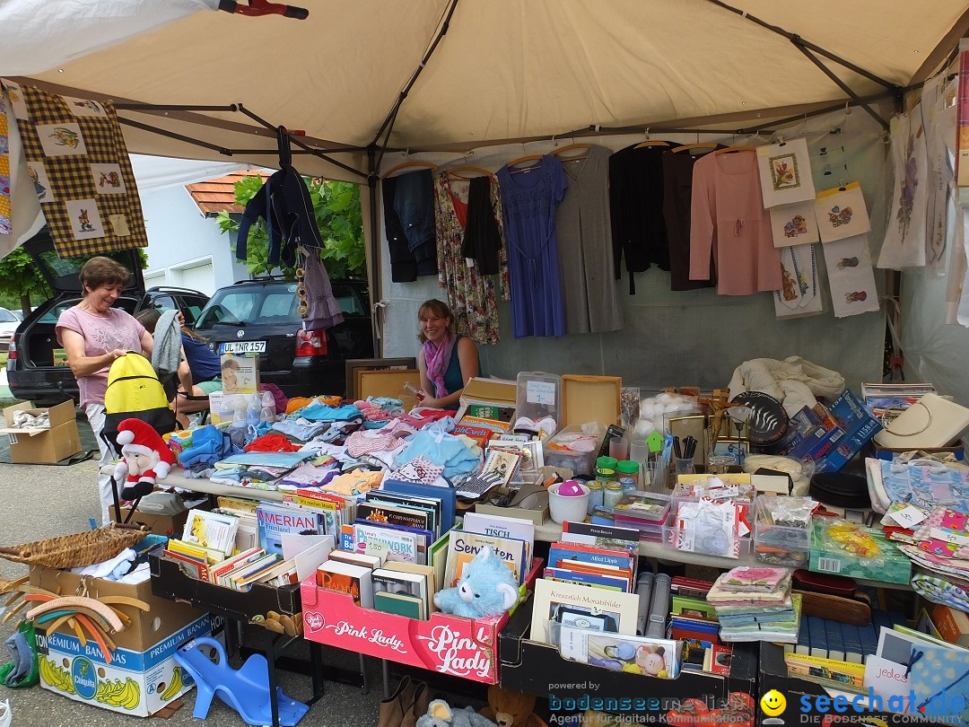 Flohmarkt in Oggelshausen, 27.07.2019