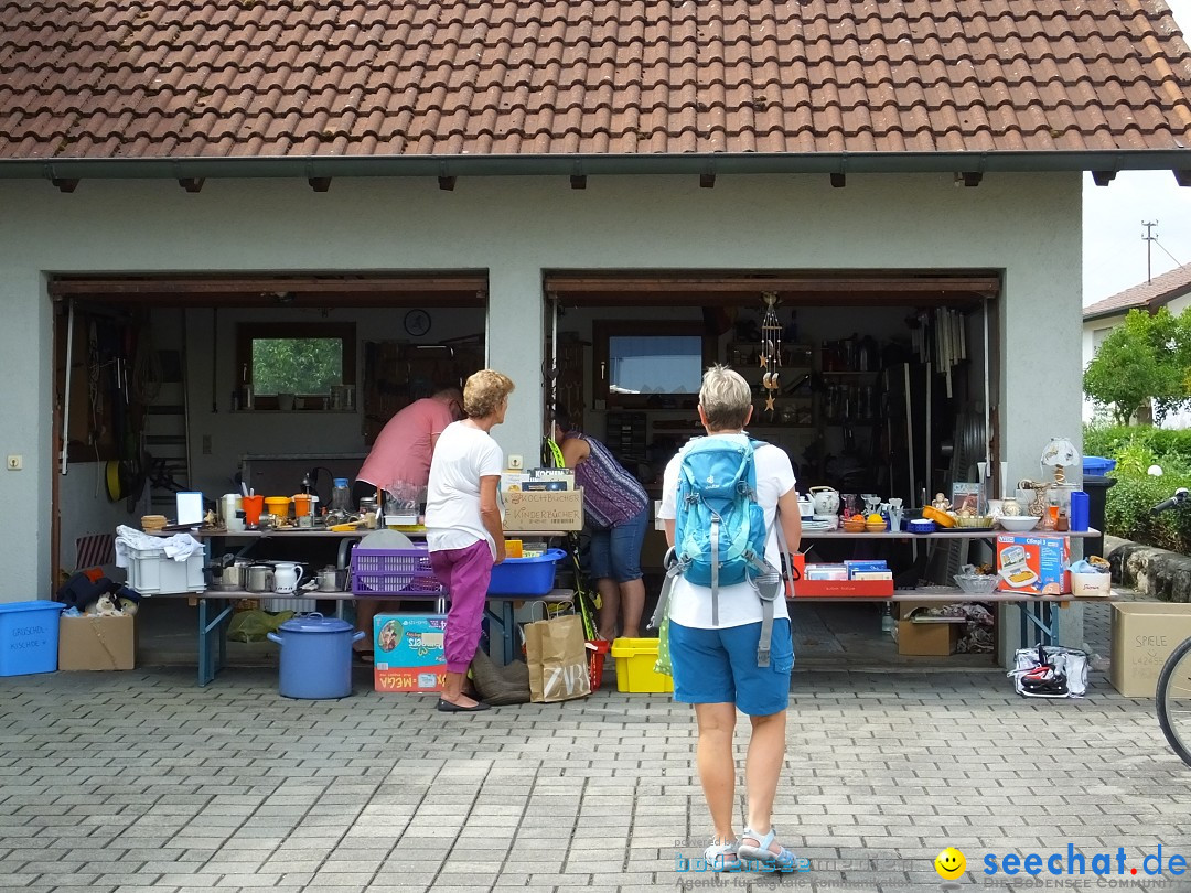 Flohmarkt in Oggelshausen, 27.07.2019