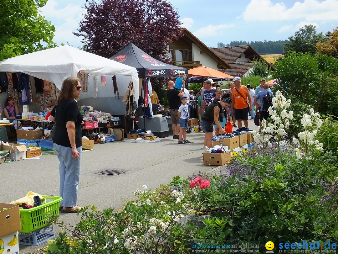 Flohmarkt in Oggelshausen, 27.07.2019