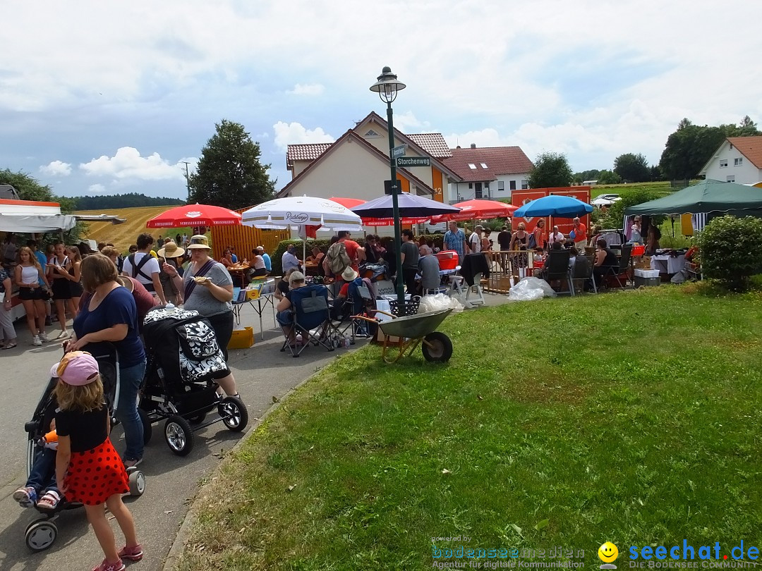 Flohmarkt in Oggelshausen, 27.07.2019