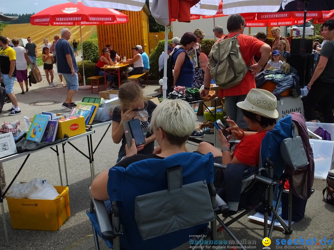 Flohmarkt in Oggelshausen, 27.07.2019