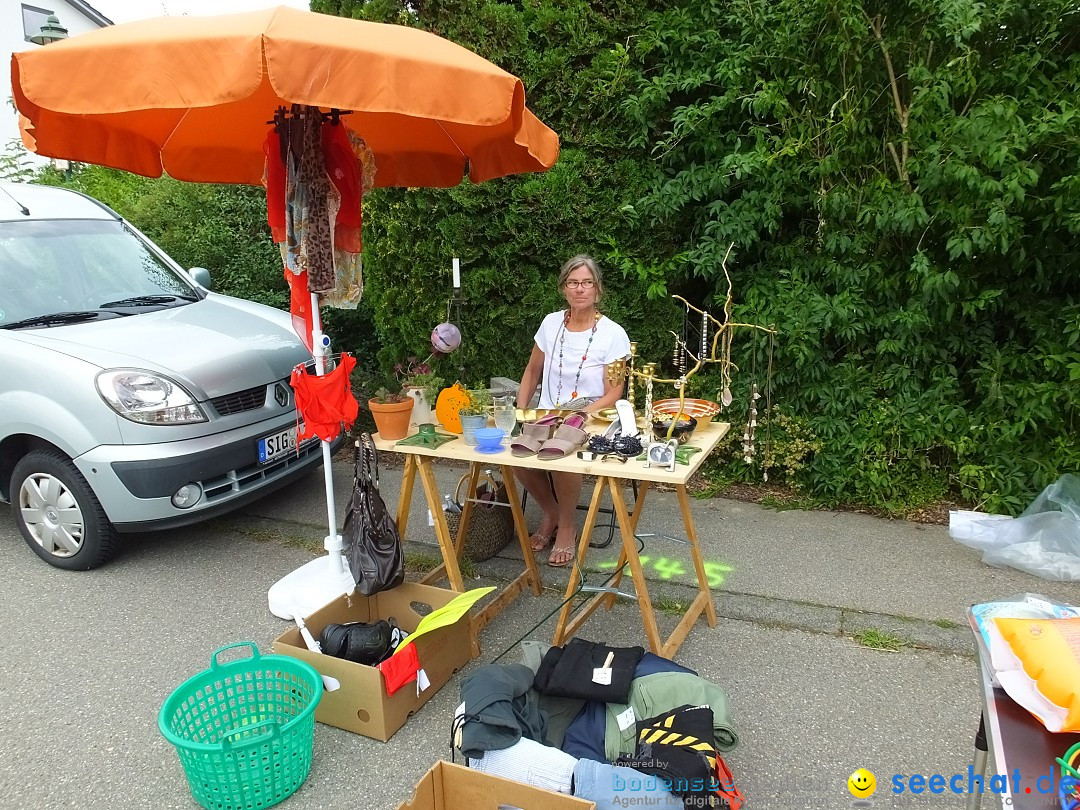 Flohmarkt in Oggelshausen, 27.07.2019