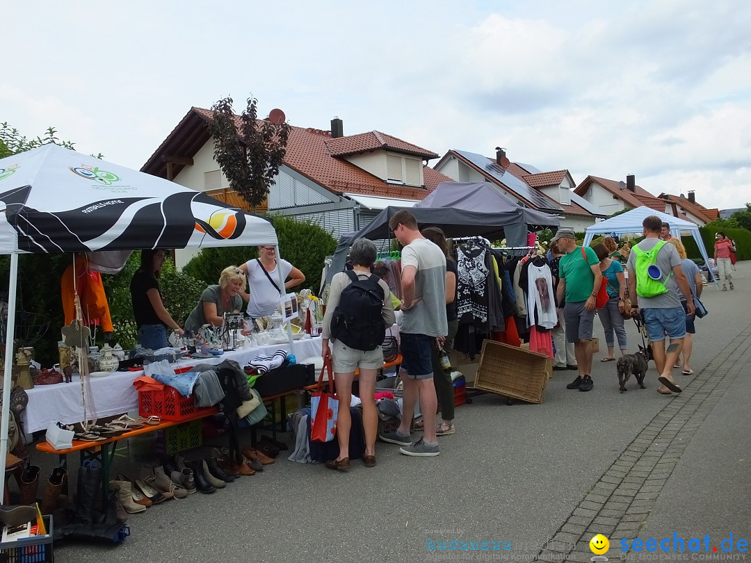 Flohmarkt in Oggelshausen, 27.07.2019