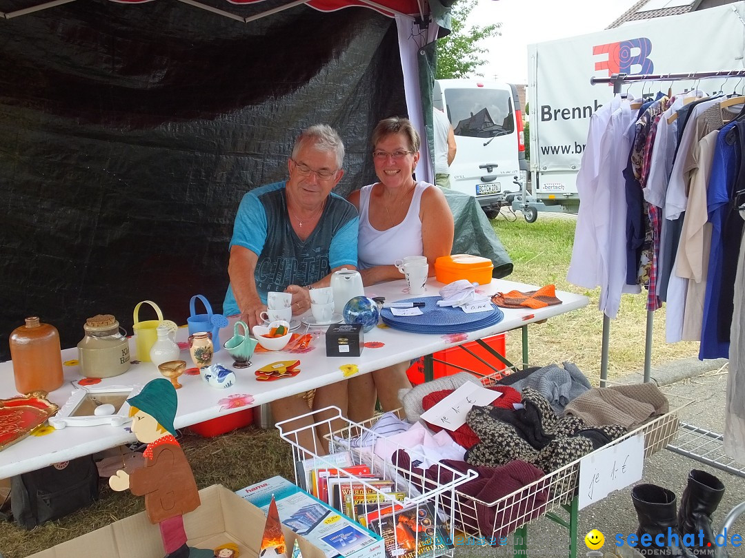 Flohmarkt in Oggelshausen, 27.07.2019