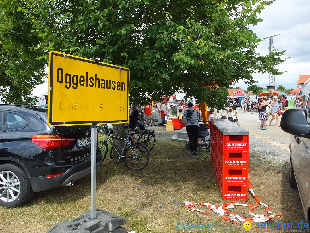 Flohmarkt in Oggelshausen, 27.07.2019