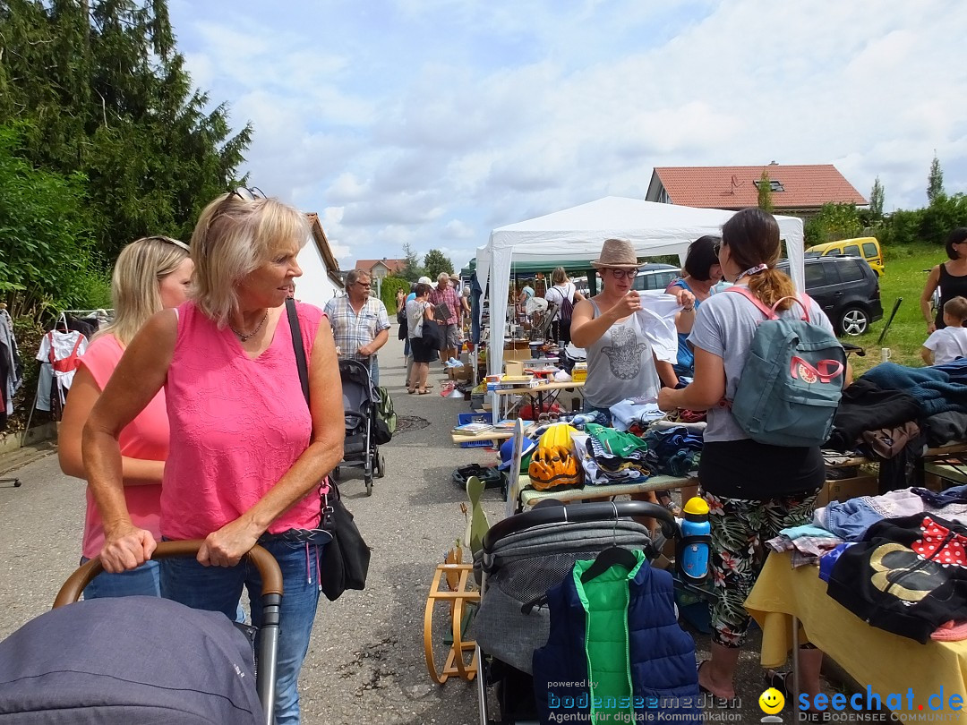 Flohmarkt in Oggelshausen, 27.07.2019