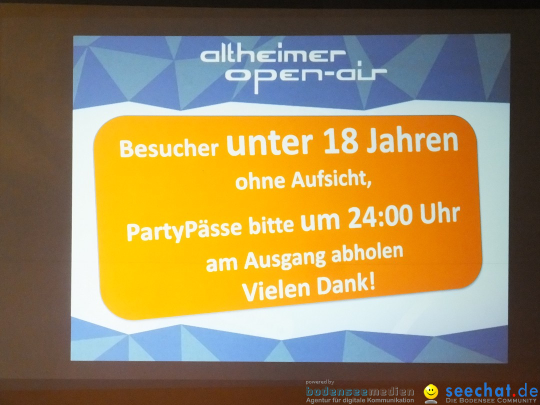 Altheimer Open-Air: Altheim, 02.08.2019